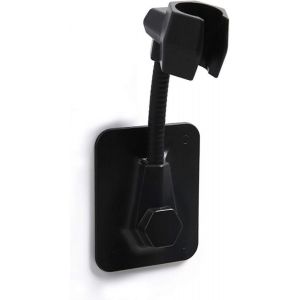 Ventes promotionnelles Support de pomme de douche mural Support de douche auto-adhésif réglable Support de pomme de douche universel en plastique sans perçage Support mural S - Neuf