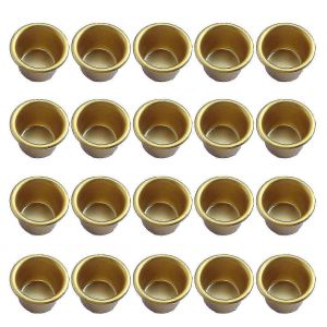 20 pcs Insert de bougie en m&eacute;tal S'adaptent aux bougies coniques,Bougeoirs d&eacute;coratifs en m&eacute;tal Fournitures d'artisanat de bricolage - Neuf