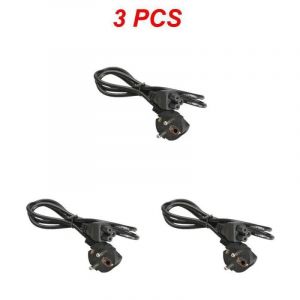 Cordon D'Alimentation Standard Européen À Trois Coeurs Vde Avec Connecteur Clover Pour Ordinateur Et Ordinateur Portable.C 3Pcs - Neuf