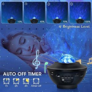 Projecteur D'étoiles Avec Haut-Parleur Bluetooth - Votre Propre Lampe Galaxy Multicolore - Neuf