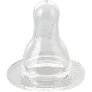 Babynova T&eacute;tine Ronde En Silicone Pour Biberons &Agrave; Col Standard-T&eacute;tine Avec Technologie Anti-Coliques-Sans Bpa-Fabriqu&eacute;e En Allemagne-Taille L (D&eacute;bit Rapide Pour Bouillie) - Neuf