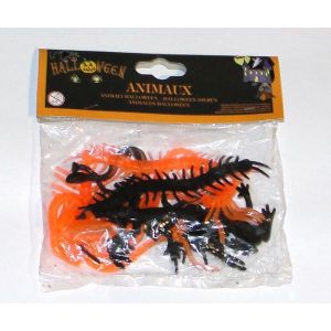 figurine animaux insectes lot halloween - Neuf