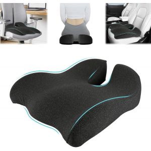 Coussin D'assise Orthop&eacute;dique,Coussin D'assise Pour Chaise De Bureau,H&eacute;morro&iuml;des,Coussin Cale,Coussin De Voiture,Coussin D'assise Ergonomique En Mousse &Agrave; M&eacute;moire De Forme,Coussin D'assise - Neuf