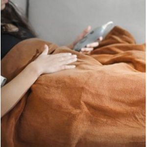 Couverture chauffante &eacute;lectrique (Marron) 180 x 130 cm - Neuf