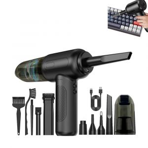 Aspirateur et d&eacute;poussi&eacute;reur sans fil 2 en 1 pour le nettoyage des ordinateurs et appareils. - Neuf