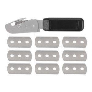 Couteau Manuel De Découpeuse De Papier À Dos En Vinyle Pour La Teinte De Voiture Et Le Papier De Support Avec 10 Lames Supplémentaires - Neuf