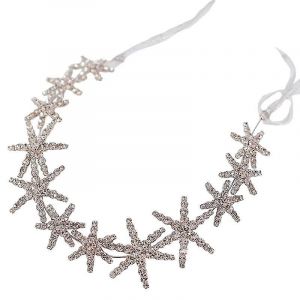 Fait À La Main Starfish Hairband Femmes Sirène Bandeau Cristal Coiffure Bijoux Couronne Mariage Nuptial - Neuf