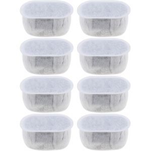 Lot De 8 Filtres De Fontaine Pour Animaux De Compagnie Compatibles Avec Wopet 2 L - Distributeur Automatique D'eau Pour Chat - 6,3 X 3,7 X 3,5 Cm - Neuf