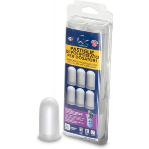 Polyphosphates pour chaudi&egrave;re,recharge universelle de 6 pastilles de poudre concentr&eacute;e pour filtration d'eau,agit comme anticalcaire et anti-corrosif - Neuf