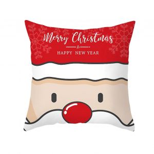 45x45cm Th&egrave;me De No&euml;l &Agrave; Imprimer Taie D'oreiller De No&euml;l Coussin De Protection - Neuf