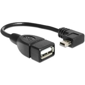 C&acirc;ble Otg Mini Usb Android | Adaptateur Mini Usb M&acirc;le Vers Femelle 2.0 Otg | Haute Vitesse | Compatible Avec Mp3, Mp4, Disque Dur, Appareils Photo Num&eacute;riques[Z1770] - Neuf