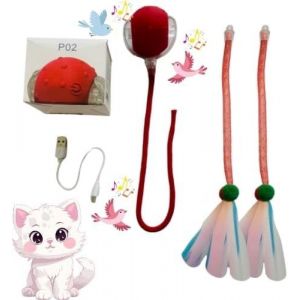 Letnerny-Jouet Interactif Rechargeable Pour Chat | Jouet Pour Chat | Balle Qui Bouge Toute Seule Avec 3 Modes | Led Mouvement Aléatoire | Stimule Linstinct De Chasse | Jeu Chaton Intérieur Silencieux - Neuf