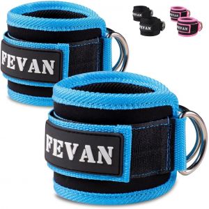 Lot De 2 Poulies De Cheville Rembourr&eacute;es En Velcro Pour Gym Unisexe.[K379] - Neuf