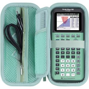 Dur Étui de Protection pour TI-NSPIRE CX II-T/TI-Nspire CX CAS/TI-84 Plus CE-T/TI-84 Plus CE/TI-89 Titanium Calculatrice Graphique (Vert Clair) - Neuf
