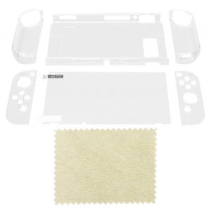 Housse De Protection Transparente Mince Pour Console De Jeu Avec Protecteur D&iquest;&Eacute;cran Pour Commutateur - Neuf