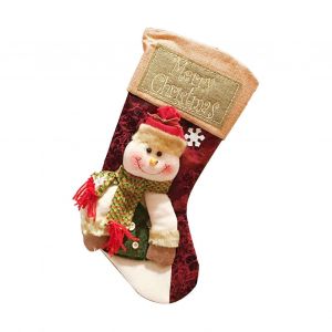 Bas De Noël Exquis Fabriqué À La Main Personnalisé Noël Bas Suspendu Pour L¿Échange De Cadeaux Bonhomme De Neige - Neuf