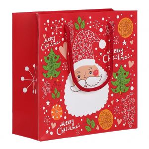 Hjlian Emballage Cadeau De Noel Pour Bonbons Et Petits Cadeaux (Pere Noel 20 X 20 X 8 Cm) - Neuf