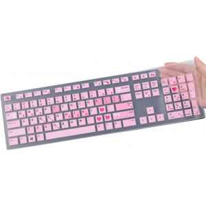 Housse de clavier tout-en-un pour Dell KM636/KB216/Dell Optiplex 5250 3050 3240 5460 7450 7050/Dell Inspiron 3475/3670/3477 Dell Inspiron 27 7000 7700 7790, Inspiron 24 5000 5400 5490 - Neuf