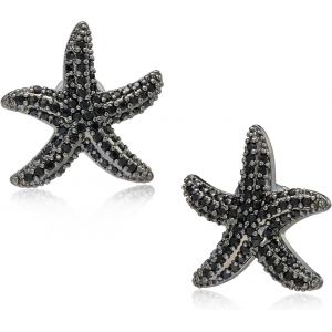 Kal-Boucles D'oreilles &Eacute;toile De Mer Boucles D'oreilles &Eacute;toile Dor&eacute;e Boucles D'oreilles Pour Femmes Avec Boucles D'oreilles En Zircon Aaa Bijoux Pour Femmes Boucles D'oreilles De F&ecirc;te - Neuf