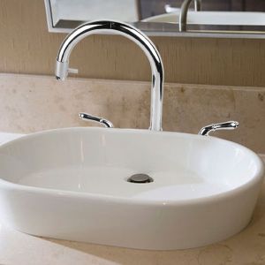 HJLIAN Robinet de cuisine en cuivre avec bec verseur argente, 3 pieces (prise UE G3/8) - Neuf