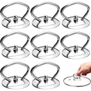 Kalanka-8 Pcs Poign&eacute;e De Couvercle De Casserole, Acier Inoxydable Poign&eacute;e De Couvercle Du Pot Pour La Famille,Cuisine,Po&ecirc;le &Agrave; Frire,Marmite,Casserole,Casserole Couverture - Neuf