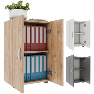 Vcm Armoire De Bureau Livres Classeurs Meuble De Bureau Armoire Ulas 2 Portes Battantes Armoire De Bureau Livres Classeurs Meuble De Bureau Armoire Ulas 2 Portes Battantes - Neuf