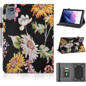 NAERYUT-Housse Coque Universel Pour Tablette 10-10,1 Pouces Etui Protection Pour Ziovo/Wqplo/Ouzrs/Oangcc/Simplori/Pixpeak/Yestel/Foruser/Tpz/Jumper/Rushar/Dmoao - Neuf