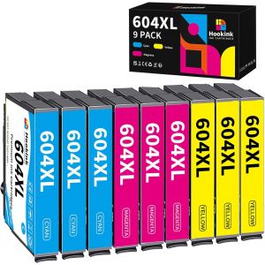 ERYI-Lot De 6 Cartouches D'Encre 604Xl - Neuf