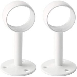 TIANYI-Le diamètre de 32 mm / 1-1/4 Pouces Rideau de Douche Tringle de Tringle de Tringle de Cadre Bride de Tuyau, Douille, Support de Montage au Plafond Support de raccord de Tuyau - Neuf