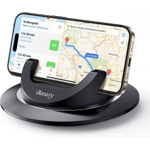 Silicone Car Phone Holder Dashboard [360&deg; Rotation] [One-Hand Operation] Car Phone Holder For Smartphones Iphone Samsung Xiaomi - Neuf