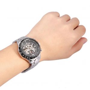 Winner Hommes M&eacute;canique Squelette Montre Bracelet Acier Hollow Montre-Bracelet (#2) - Neuf