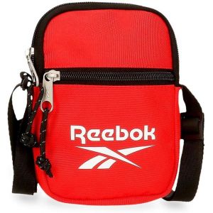 SJZG-Boston Petit Sac &Agrave; Bandouli&egrave;re Rouge 12X17X2,5 Cms Polyester - Neuf