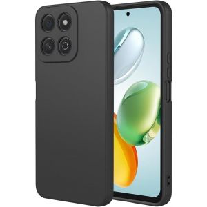 Kal-Coque Pour Honor 200 Smart, Housse Etui En Mate Tpu Souple Protection En Silicone [Antichoc] [Antidérapante] [Anti-Empreintes Digitales] - Noir - Neuf