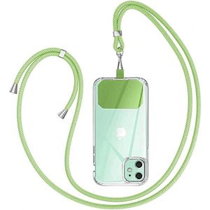Kal-Chaîne De Téléphone Portable Universelle À Bandoulière U2013 Compatible Avec N'importe Quel Téléphone Portable Et Smartphone, Chaîne À Bandoulière, Étui Avec Cordon - Neuf