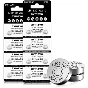 AG10 LR1130 Piles Bouton Alcaline 1.5V,Lot de 16,sans Mercure,[3 Ans Garantie] (1130-16) - Neuf