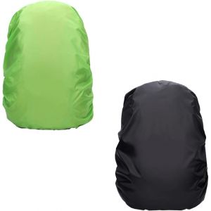 Jgd-Lot De 2 Sacs D'&eacute;cole, Housse De Pluie, Sac &Agrave; Dos, Housse De Pluie, Sac &Agrave; Dos &Eacute;tanche, Sac &Agrave; Dos D'&eacute;cole, Housse De Sac &Agrave; Dos &Eacute;tanche Pour La Randonn&eacute;e, Le Camping, Les Voyages Et Le Cyclisme - Neuf