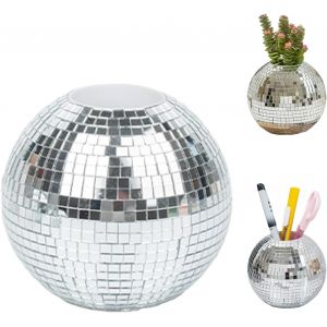 Pot De Fleurs Disco, Porte Stylo De Bureau, Pot A Crayon, Cache Pot Disco, Porte Pinceau De Maquillage, Porte-Stylos De Bureau, Pot À Crayons Organisateur De Bureau, Pour Papeterie, Maquillage - Neuf
