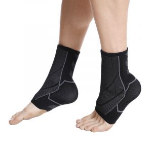Chevillère De Sport, 1 Paire, Soutient Le Tendon D'achille Et La Fasciite Plantaire, Soulage La Douleur, Idéale Pour Les Entorses De La Cheville (M) - Neuf