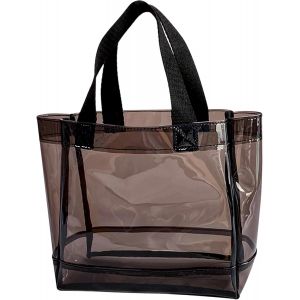 SJZG-Sac De Plage Transparent Imperm&eacute;able En Pvc Pour &Eacute;v&eacute;nement Stade (21 X 20 X 8 Cm) &iquest; Homologation Tsa - Neuf
