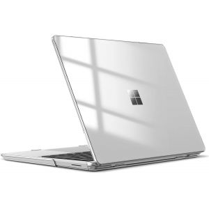 acdsgd-Coque Compatible avec Microsoft Surface Laptop Go 3/2/1 12.4 Pouces (2023/2022/2020, Mod&egrave;le:2013/1943), Coque Rigide et Fine &Eacute;tui L&eacute;ger, Transparent Cristallin - Neuf