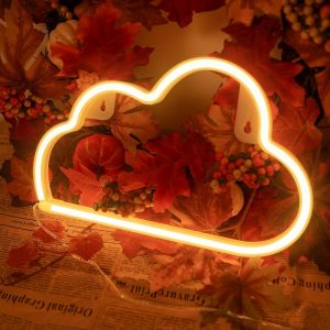 Enseigne Néon À Del Pour Décoration Murale, Panneau Led Usb Ou Batterie Pour Chambre D'enfant, Fête D'anniversaire, Mariage, Décoration De Noël (Blanc Chaud) - Neuf