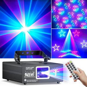 Lampe De Fête Disco,3D Rgb Animation Disco Light Dmx Effet Spot Pour Karaoké,Réunions De Famille,Mariage,Anniversaire,Halloween,Noël - Neuf