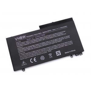 vhbw batterie compatible avec Dell Latitude 12 E5270, 12 E5270-8023, 3150, 3160, E5250, E5450, E5550 laptop (3400mAh, 11,1V, Li-Polym&egrave;re, noir) - Neuf