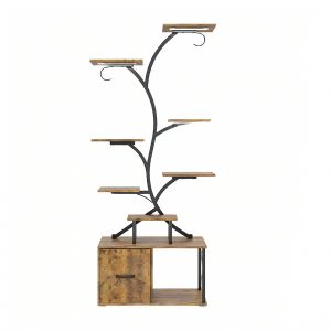 WUMAGIN - Support &agrave; fleurs avec lampes horticoles, &eacute;tag&egrave;re &agrave; plantes &agrave; 9 niveaux - Neuf