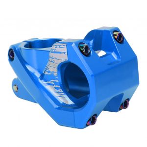 Potence De Guidon De Velo Creuse Ultralegere En Alliage D'aluminium, Accessoire De Cyclisme, Bleu - Neuf