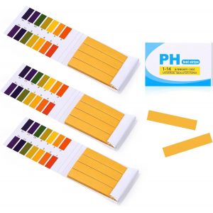 Bandelettes De Test De Ph, 240 Bandelettes De Test De Ph, Plage De Mesure 1-14, Papier De Test Tournesol Pour Aquariums, Salive, Eau Et Sol (Lot De 3 De 80) - Neuf