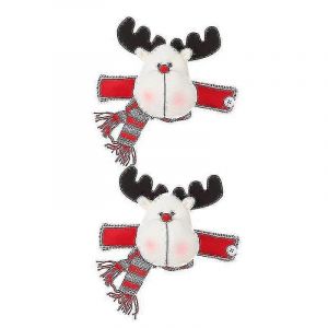 2 Pcs Rideau Clips Cartoon Doll Boucle Affichage De La Fen&ecirc;tre De No&euml;l Fermoir De La Ceinture De Cadeau De No&euml;l Rideau Accessoire (Rennes) - Neuf