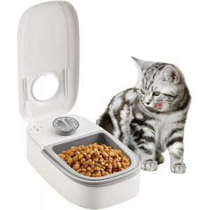 Distributeur Automatique De Nourriture Pour Animaux De Compagnie, Pour Chiens Et Chats, Avec Minuterie De 48 Heures, Gamelle Pour Chats Et Chiens (350 Ml) - Neuf