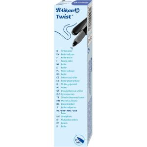 Mnbvc-946962 Twist-Castell Stylo Roller Pour Droitier Ou Gaucher Noir - Neuf