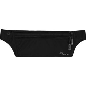 CAUC-Ceinture de Voyage Sac Banane avec Technologue RFID, Pochette de Securite Femme ou Homme pour Argents, Passeports, Carte D&eacute;bit et Cr&eacute;dit et Smartphones - Noir - Neuf